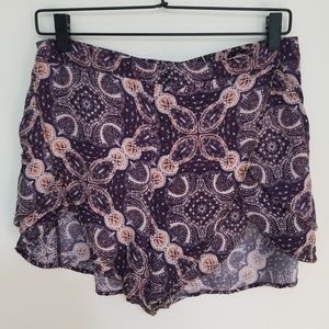 Purple Pattern Kendall & Kylie Shorts